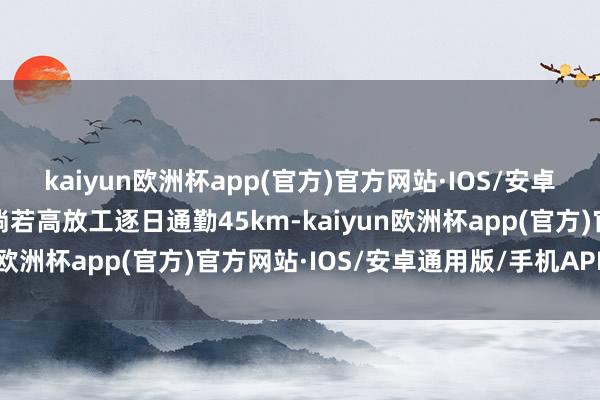 kaiyun欧洲杯app(官方)官方网站·IOS/安卓通用版/手机APP下载淌若高放工逐日通勤45km-kaiyun欧洲杯app(官方)官方网站·IOS/安卓通用版/手机APP下载