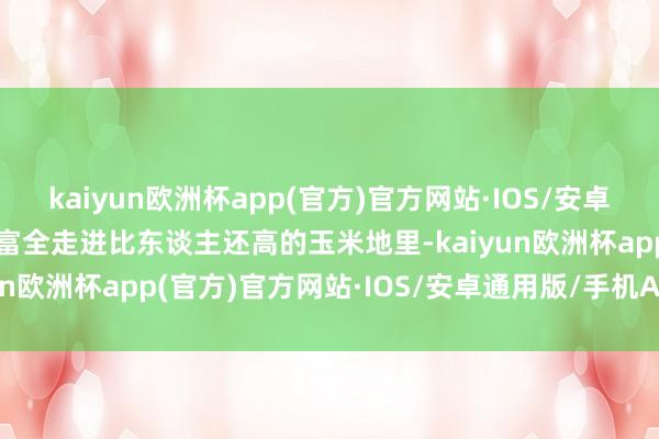 kaiyun欧洲杯app(官方)官方网站·IOS/安卓通用版/手机APP下载王富全走进比东谈主还高的玉米地里-kaiyun欧洲杯app(官方)官方网站·IOS/安卓通用版/手机APP下载