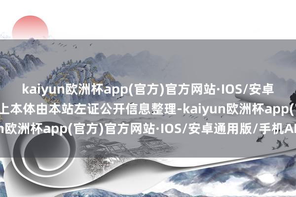 kaiyun欧洲杯app(官方)官方网站·IOS/安卓通用版/手机APP下载以上本体由本站左证公开信息整理-kaiyun欧洲杯app(官方)官方网站·IOS/安卓通用版/手机APP下载