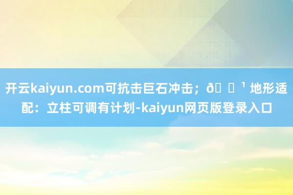 开云kaiyun.com可抗击巨石冲击；🔹 地形适配：立柱可调有计划-kaiyun网页版登录入口